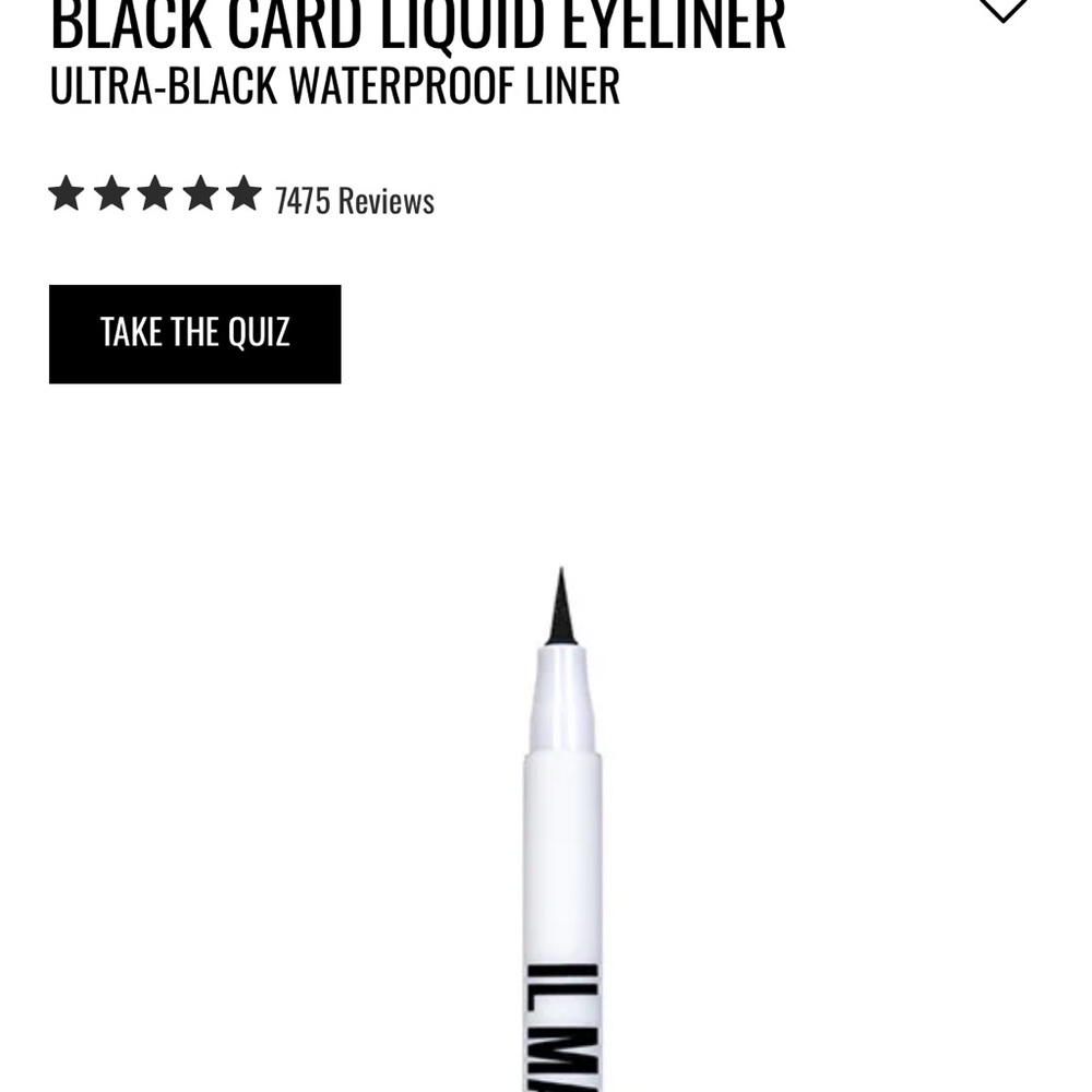 IL MAKIAGE Bold Black Liquid Eyeliner